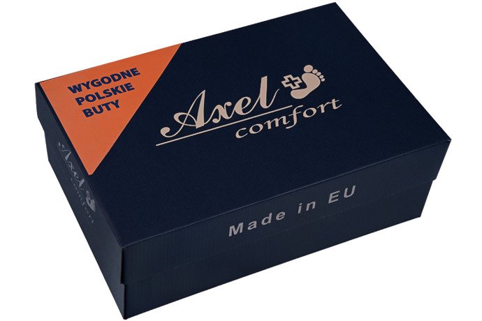 Mokasyny wsuwane buty AXEL Comfort 1513 Navy