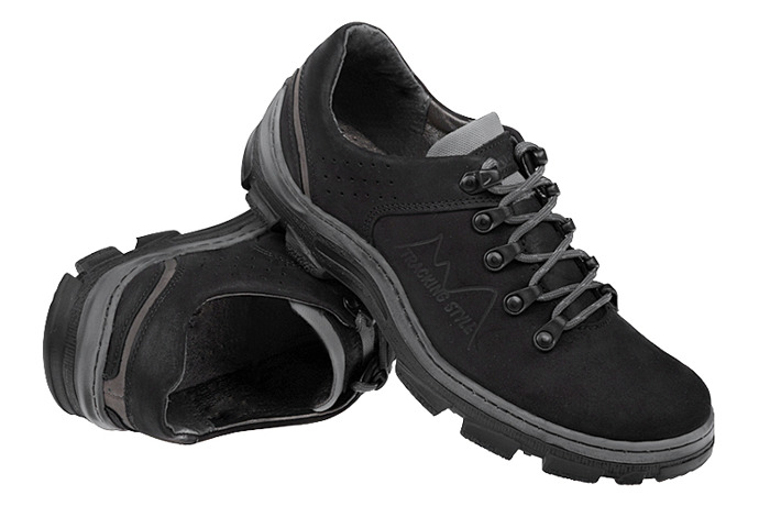 Półbuty buty trekkingowe KORNECKI 1392 Czarne