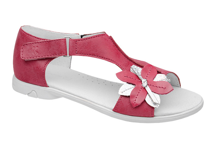 Sandałki dla dziewczynki KORNECKI 4527 Fuxia Różowe